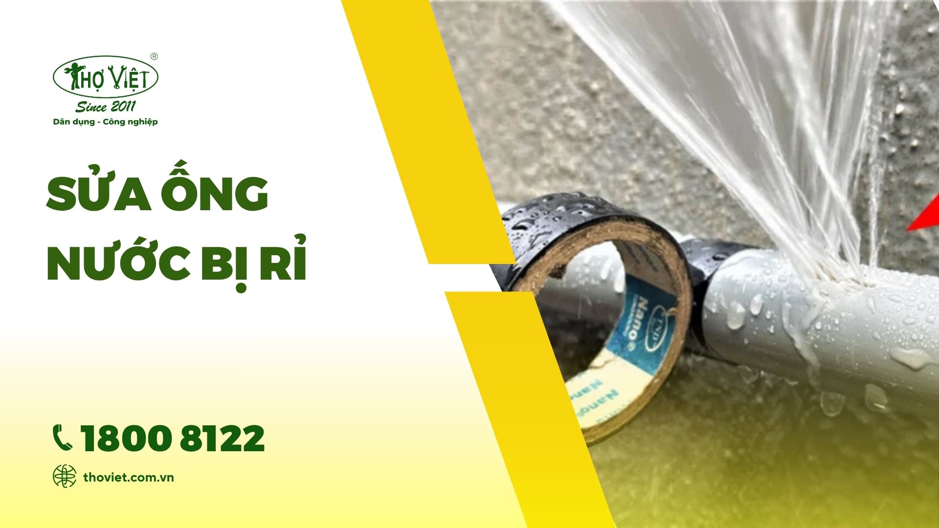 Cách sửa ống nước bị rỉ tại nhà